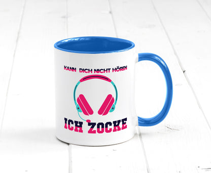 Kann dich nicht hören ich Zocke | Gamer Zocken Zocker Geschenkidee Humor Tasse