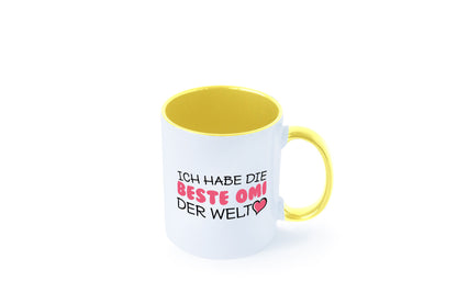 Beste Omi der Welt | Oma Tasse Geburtstag Muttertag lustig Familie Geschenkidee
