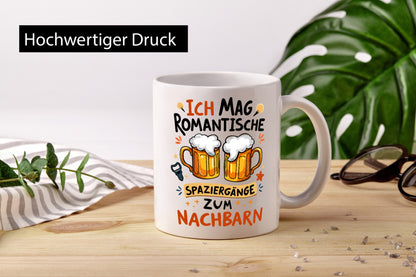Spaziergang zum Nachbarn | Biertrinker Lieblingsnachbar v2 Humor Geschenkidee