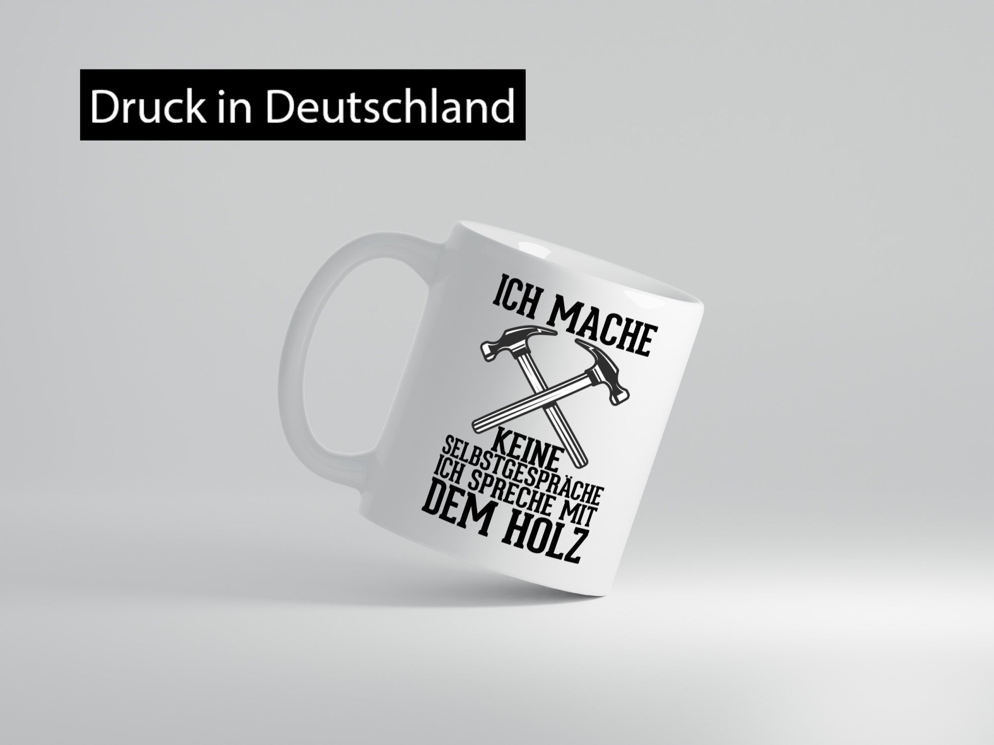 Ich spreche mit dem Holz | Tischler Holzfäller Schreiner Geschenk Humor