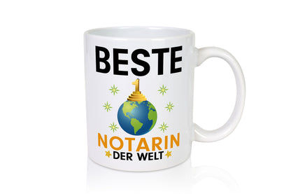Welt Beste Notarin | Juristin lustiger Spruch Geschenk Humor Geschenkidee Tasse