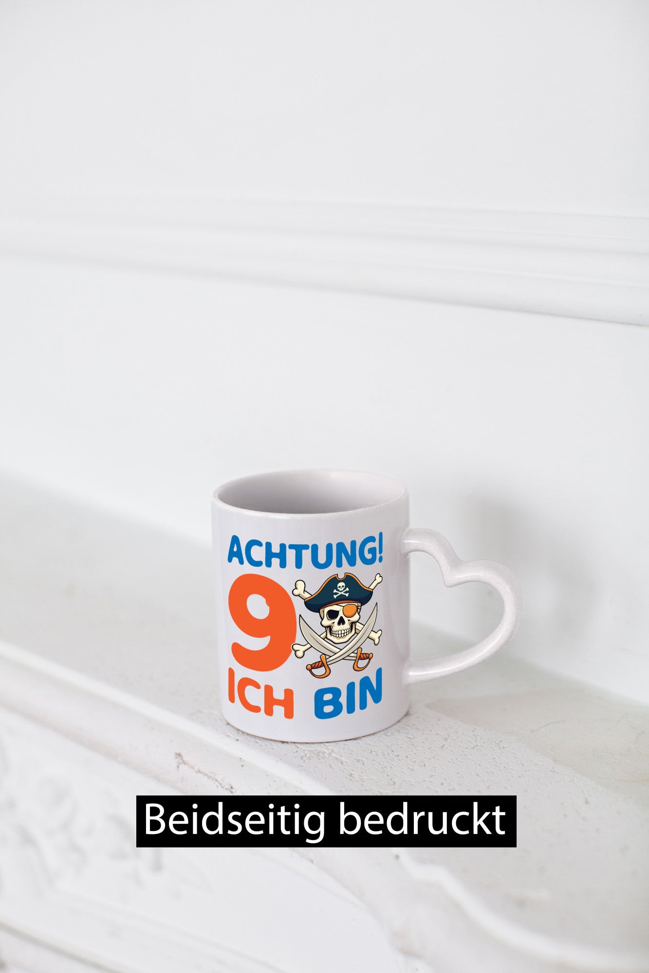 9. Geburtstag | 9 Jahre Pirat lustiger Spruch Geschenk Geschenkidee Tasse
