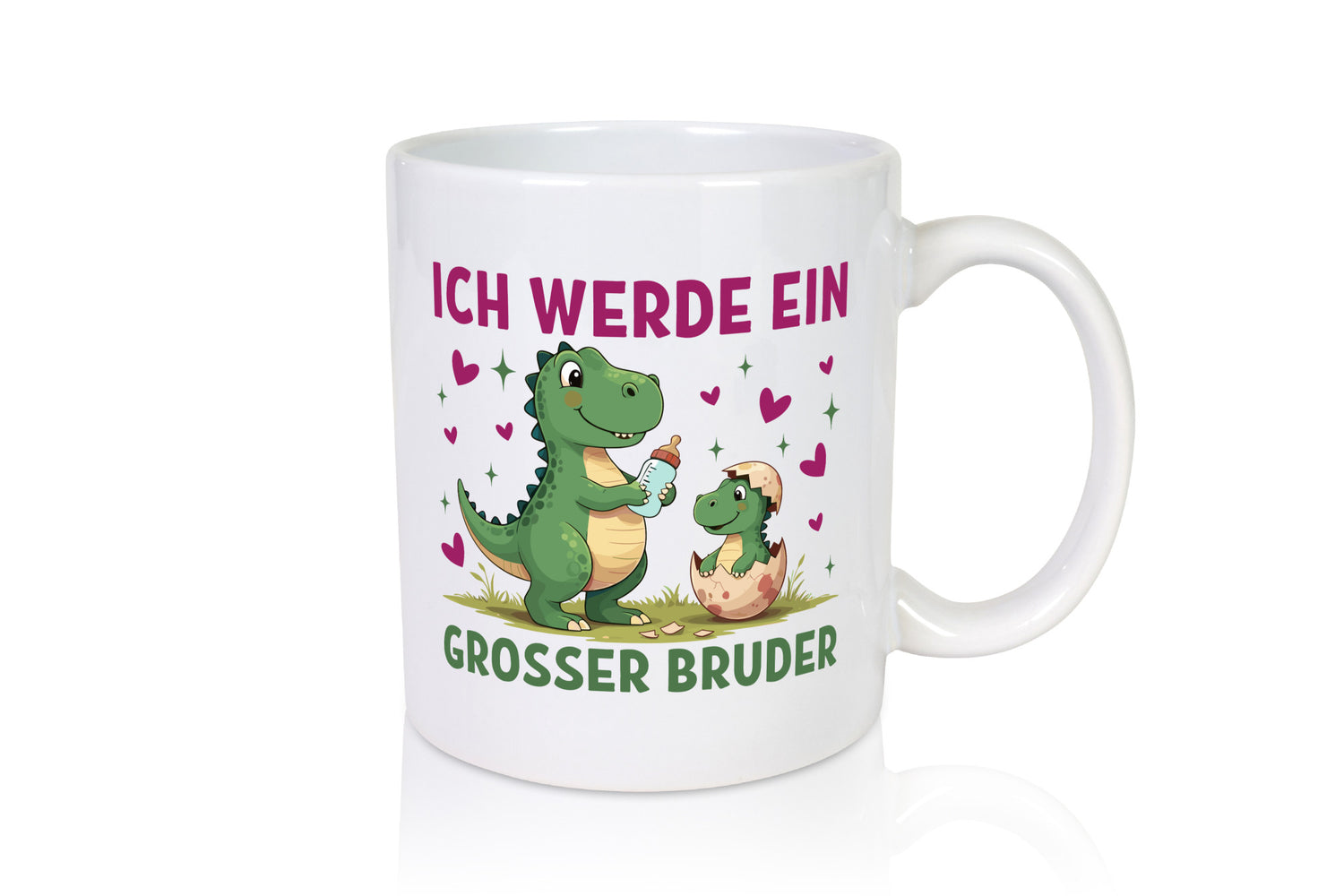 Ich werde ein Großer Bruder | Dino Dinosaurier lustiger Spruch Geschenk Humor