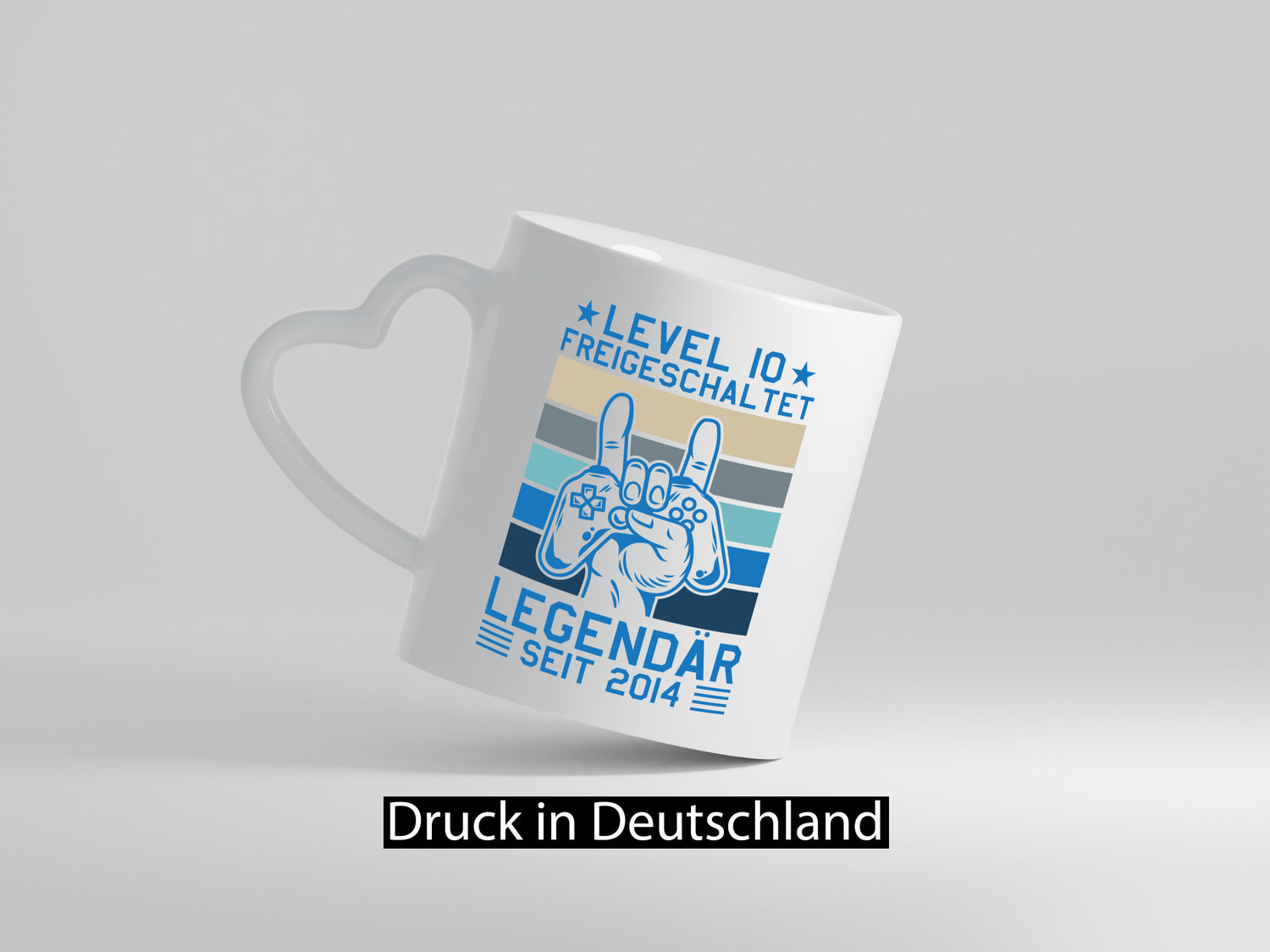 Level 10 freigeschaltet, legendär seit 2014 | Controller Geschenkidee Humor