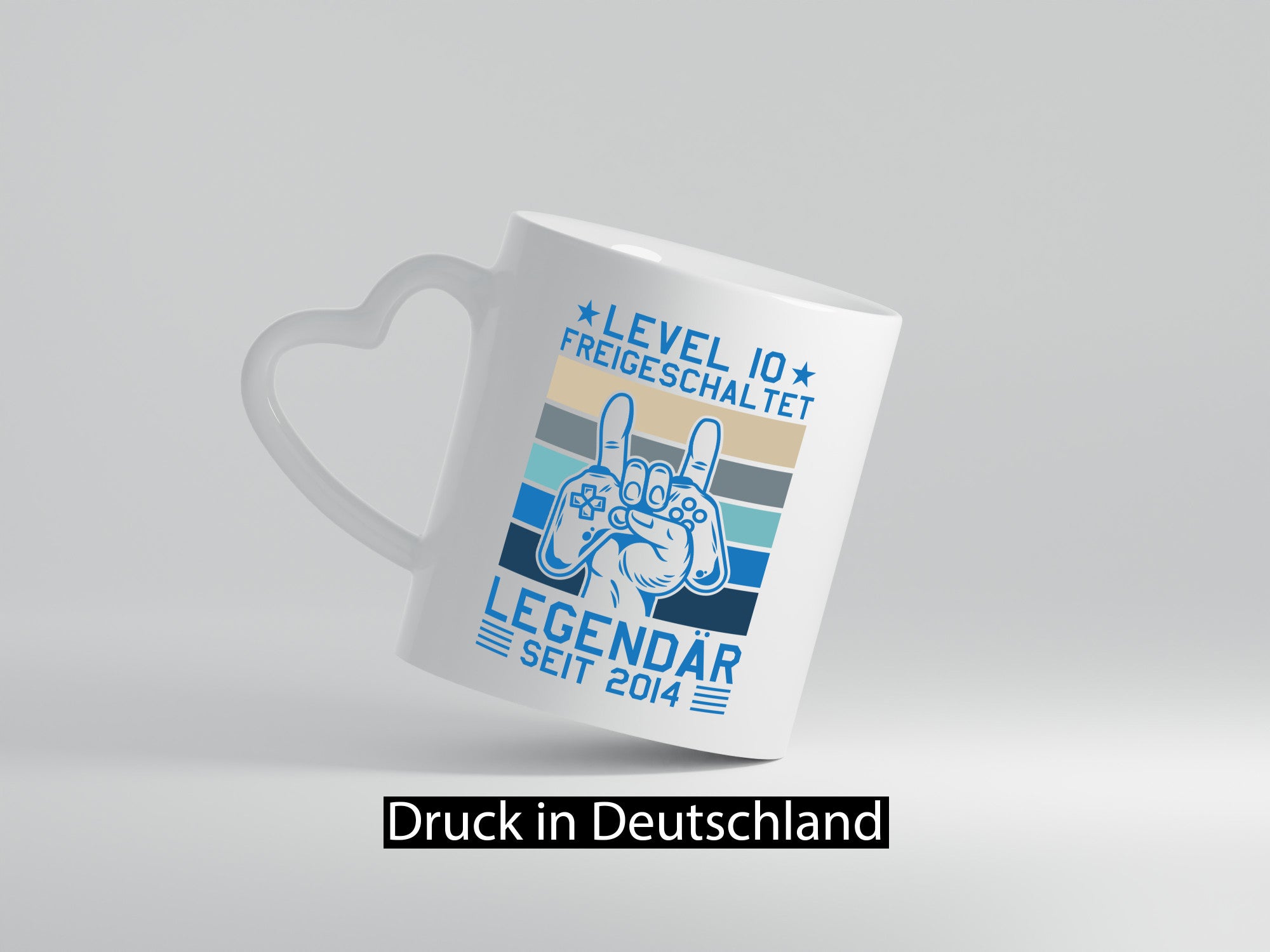 Level 10 freigeschaltet, legendär seit 2014 | Controller Geschenkidee Humor