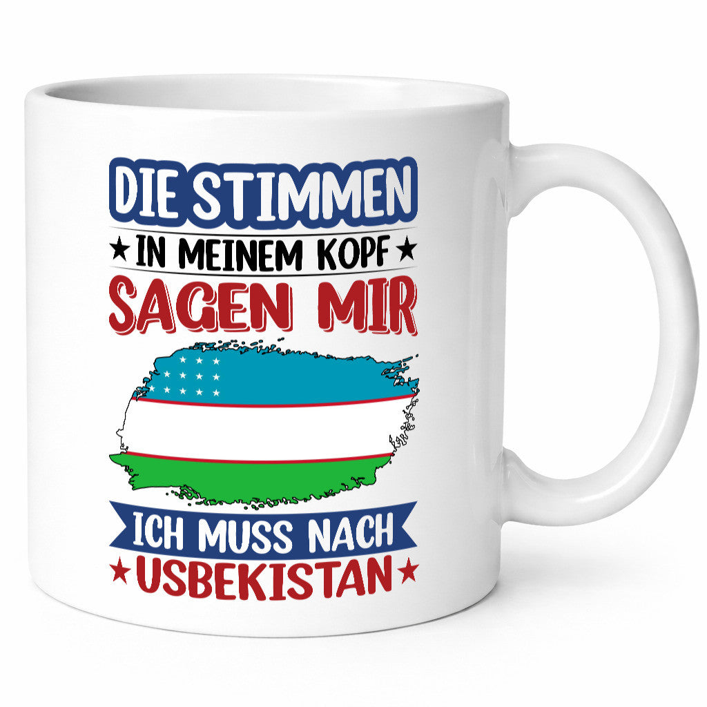 Usbekistan | Urlaub Stimmen in meinem Kopf Traumland v2 Geschenk Humor
