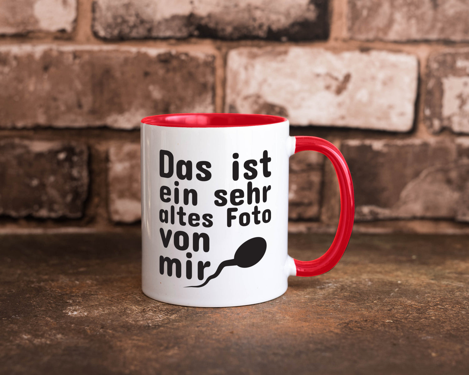 Sehr altes Foto von mir | lustige Tasse Männer Humor Geschenk Geschenkidee