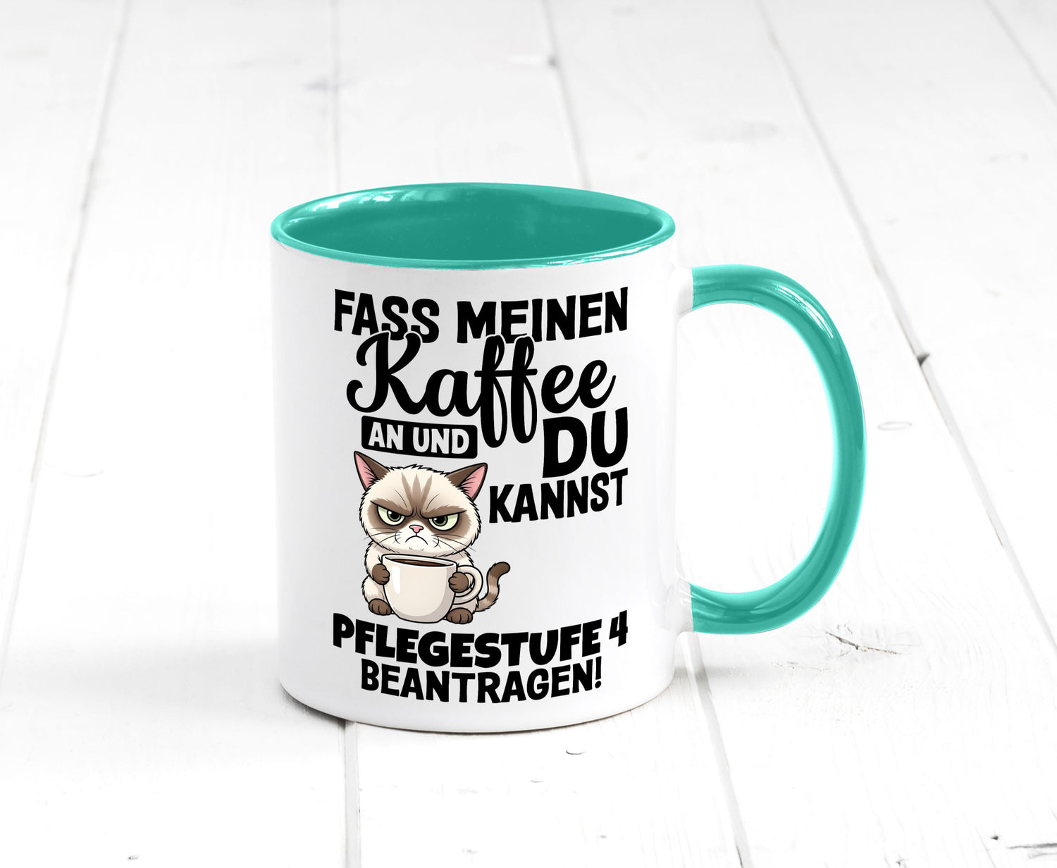 Fass meinen Kaffee an | Pflegestufe 4 Krankenschwester v3 Geschenkidee Humor