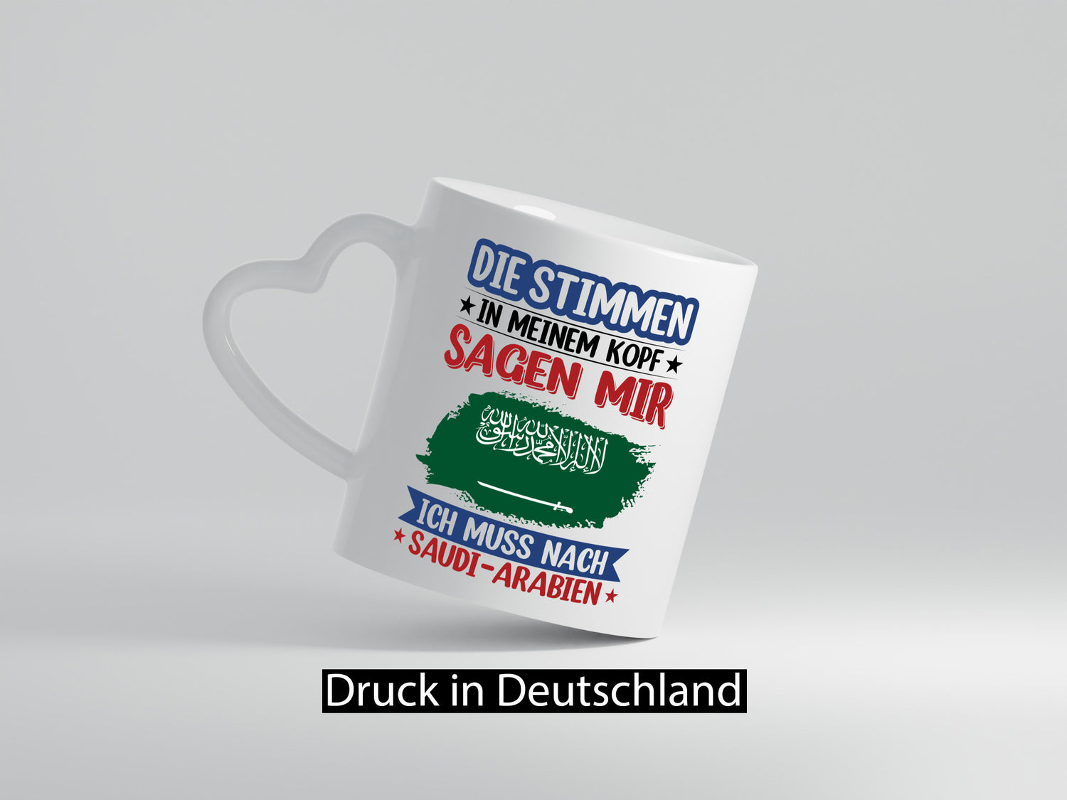 Saudi-Arabien | Urlaub Stimmen in meinem Kopf Traumland v2 Humor Geschenkidee