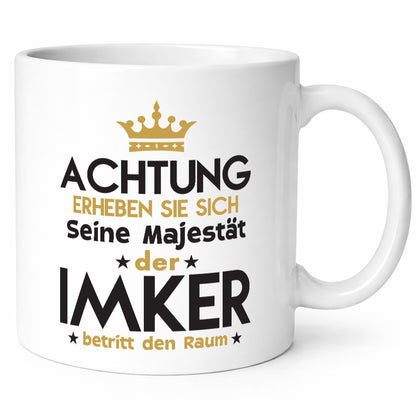 Seine Majestät Imker | Imkerei Geschenk Humor Geschenkidee lustiger Spruch Tasse
