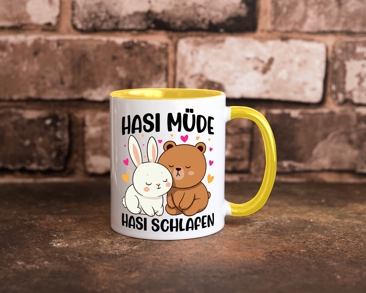 Hasi Müde | schlafen Kaninchen Häschen v2 lustiger Spruch Geschenk Humor