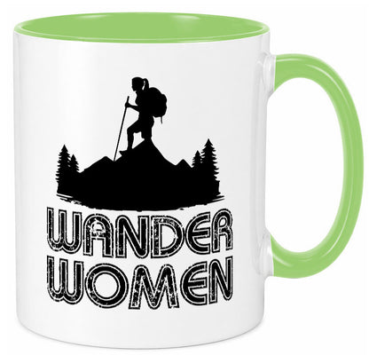 Wander Woman | Wandern Berge Geschenk Familie Geschenkidee lustiger Spruch Tasse
