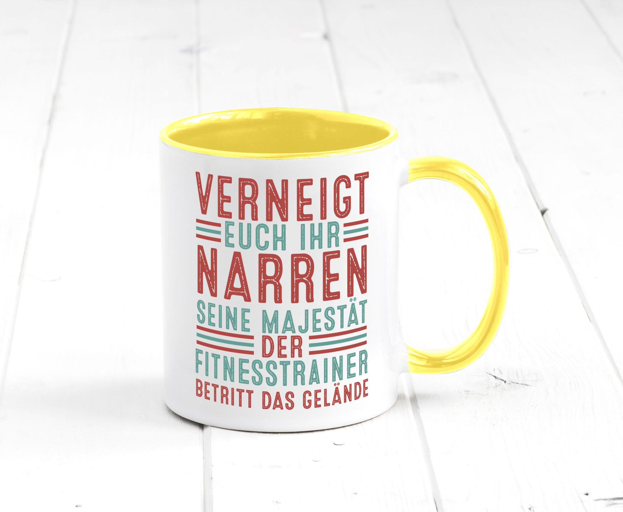 Verneigt euch: Fitnesstrainer | Personal Trainer v2 lustig Humor Geschenkidee