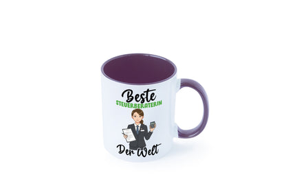 Beste Steuerberaterin | Steuer Beratung v2 Geschenkidee Humor Tasse