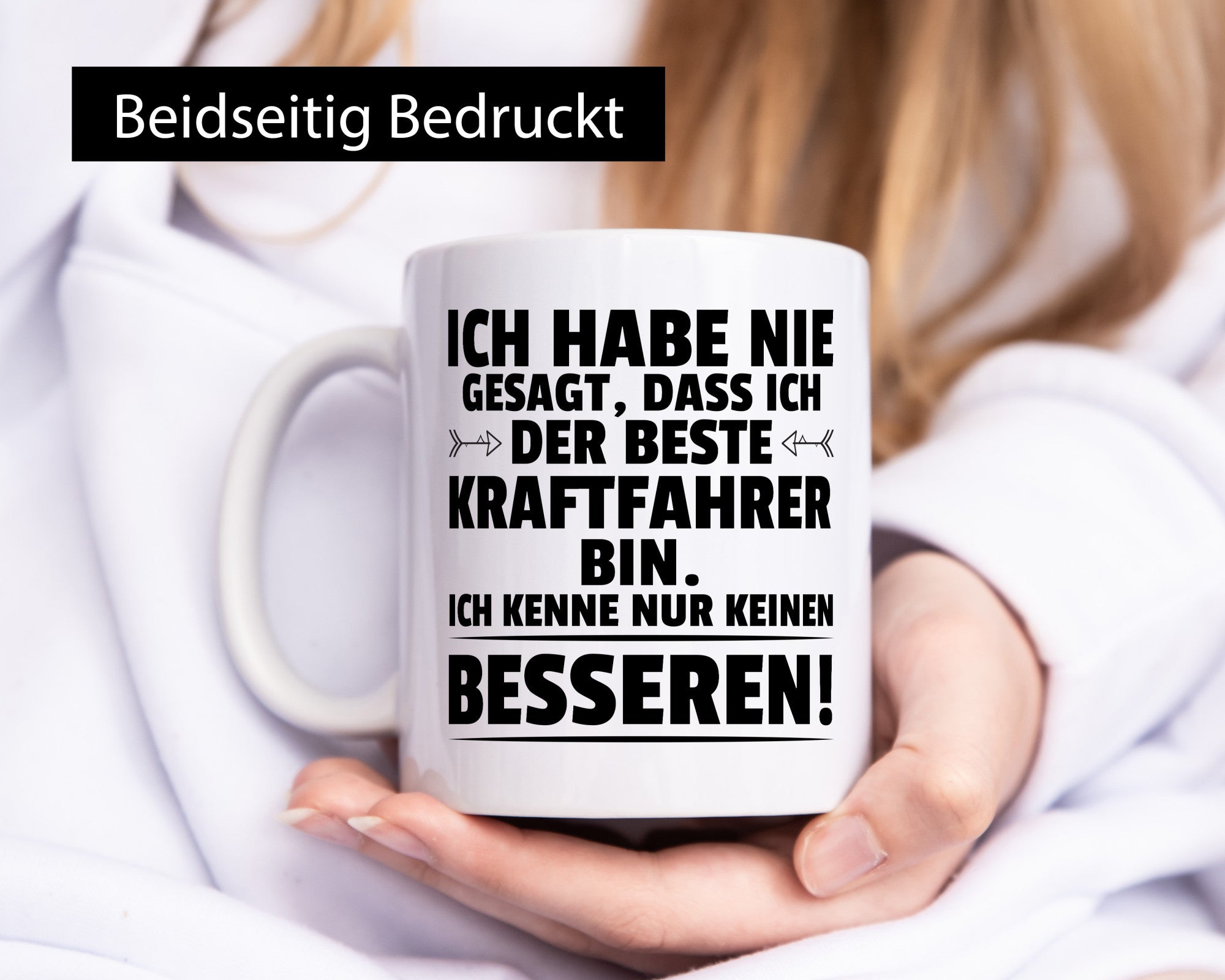 Der Beste Kraftfahrer | Lastwagen LKW Fahrer Geschenkidee Humor Tasse