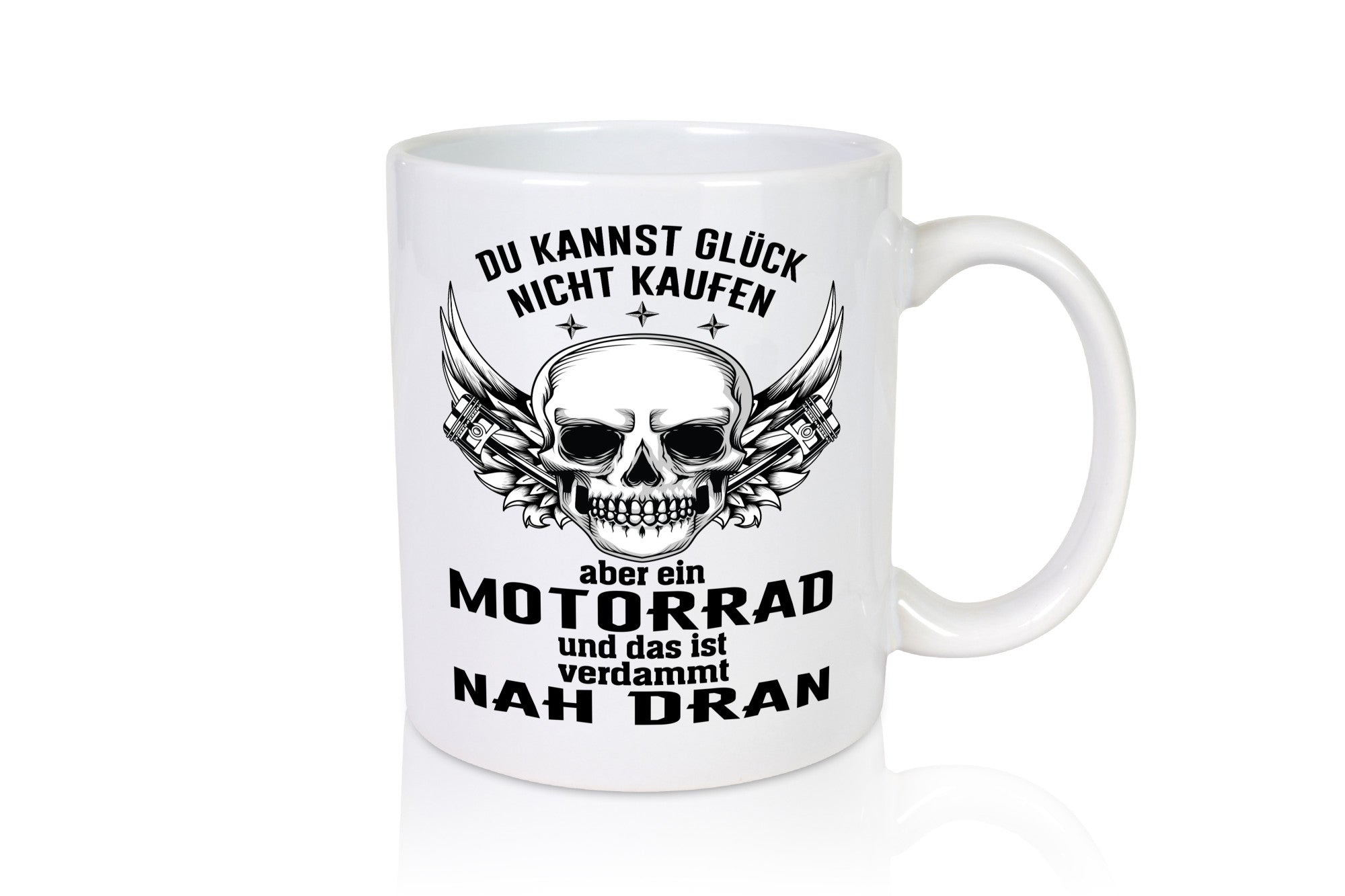 Glück kann man nicht kaufen | Motorrad Fahrer Biker Humor Geschenkidee Tasse