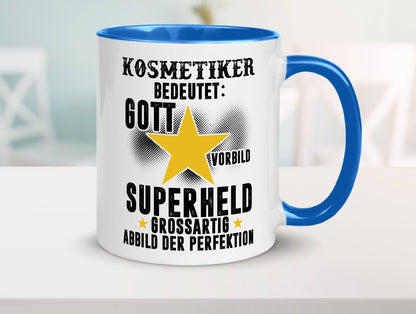 Bedeutung von Kosmetiker | Kosmetik Stylist Visagist Geschenkidee Humor Tasse