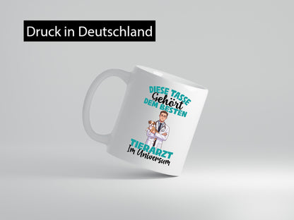 Im Universum: Tierarzt | Tiermedizin Mediziner Humor Tierliebhaber Geschenkidee