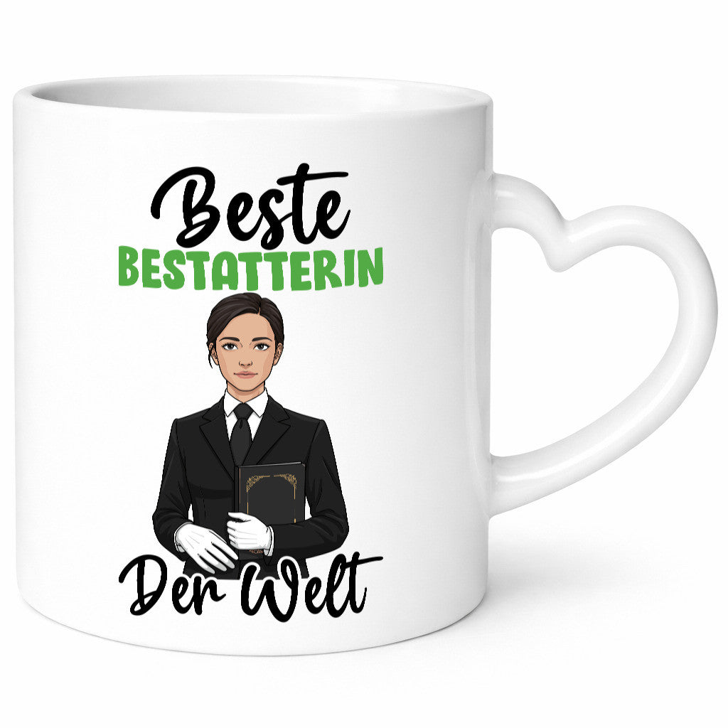 Beste Bestatterin | Bestattung TotengrÃ¤berin Humor Geschenkidee Tasse