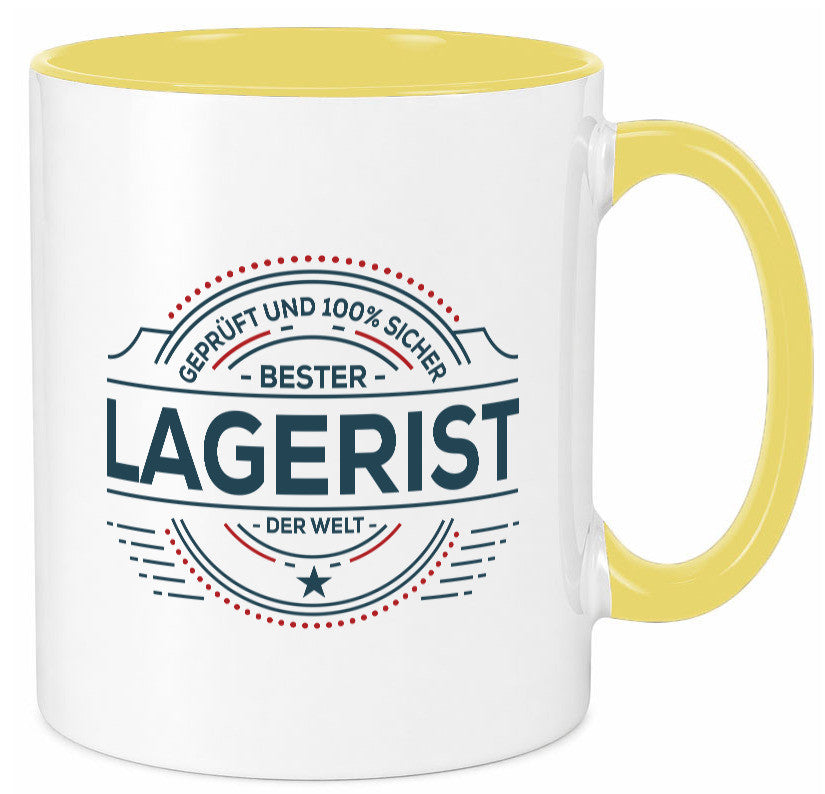 Geprüft und sicher: Lagerist | Lageristen Lager Arbeiter lustiger Spruch