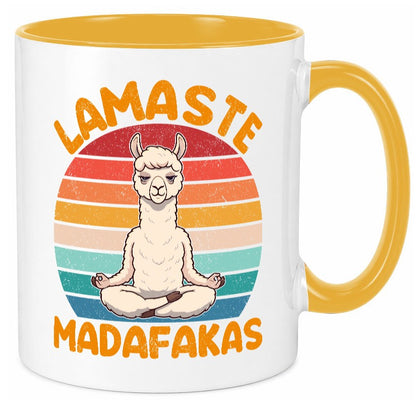 Lamaste | Madafakas Lama Vintage Humor Geschenkidee Tasse