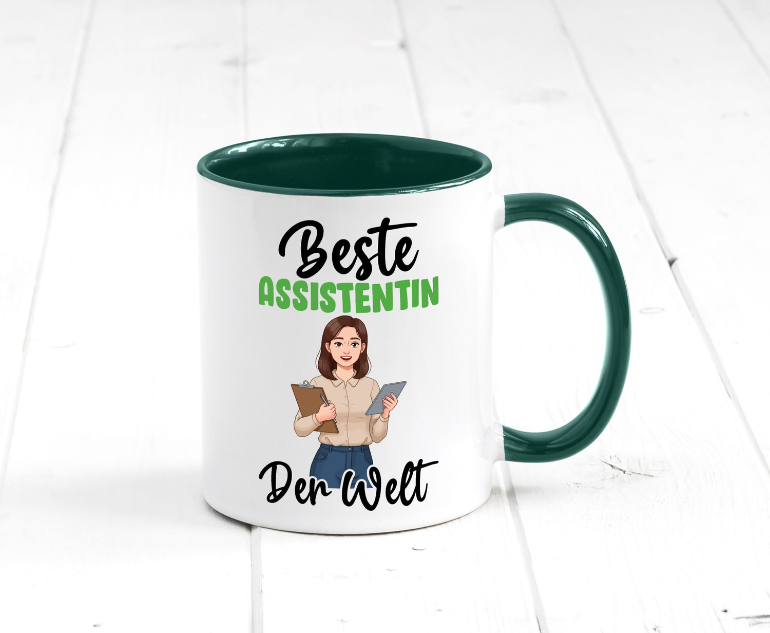 Beste Assistentin | Assistenz Hilfskraft v2 Geschenkidee Humor Tasse