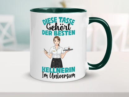 Im Universum: Kellnerin | Beruf kellnern Bedienung Geschenkidee Arbeit Kollegen