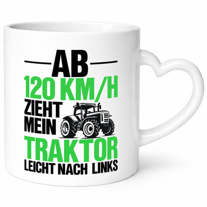 Traktor zieht nach Links | Landwirt Bauer lustig Humor Geschenkidee Geschenk