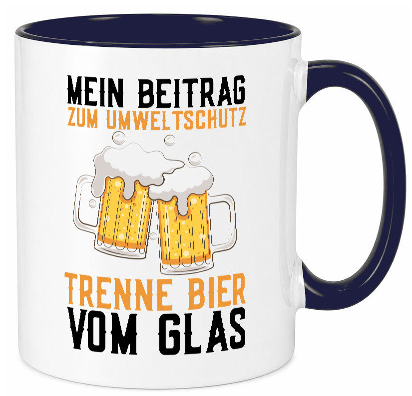 Beitrag zum Umweltschutz | Biertrinker Party Pils lustiger Spruch Geschenk