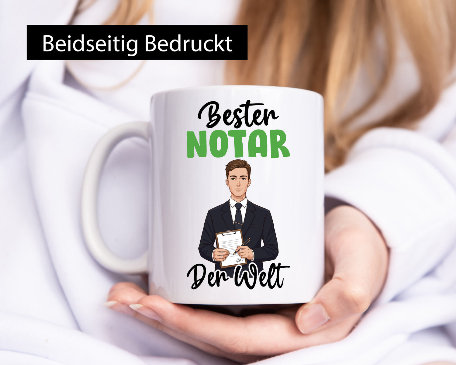 Bester Notar | Jurist v2 Geschenk Humor Geschenkidee lustiger Spruch Tasse