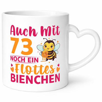 73. Geburtstag | Flottes Bienchen 73 Jahre lustig Geschenkidee Geschenk Tasse
