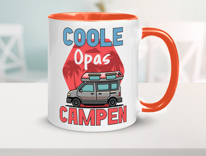 Coole Opas campen | Campingwagen Palmen Geschenk Familie Geschenkidee lustiger