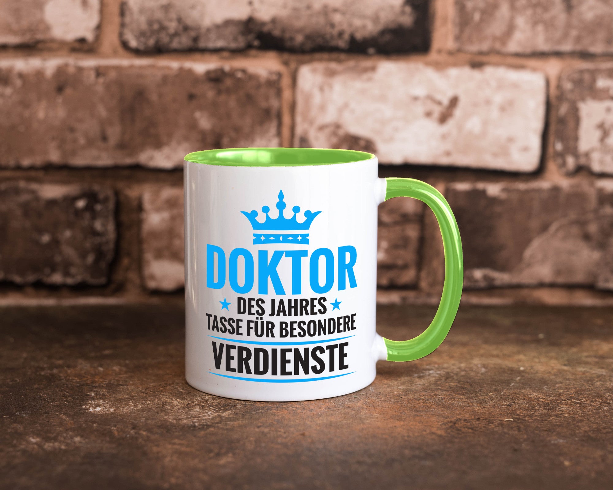 Besonderer Verdienst: Doktor | Doktorand Doktortitel Humor Geschenkidee Tasse
