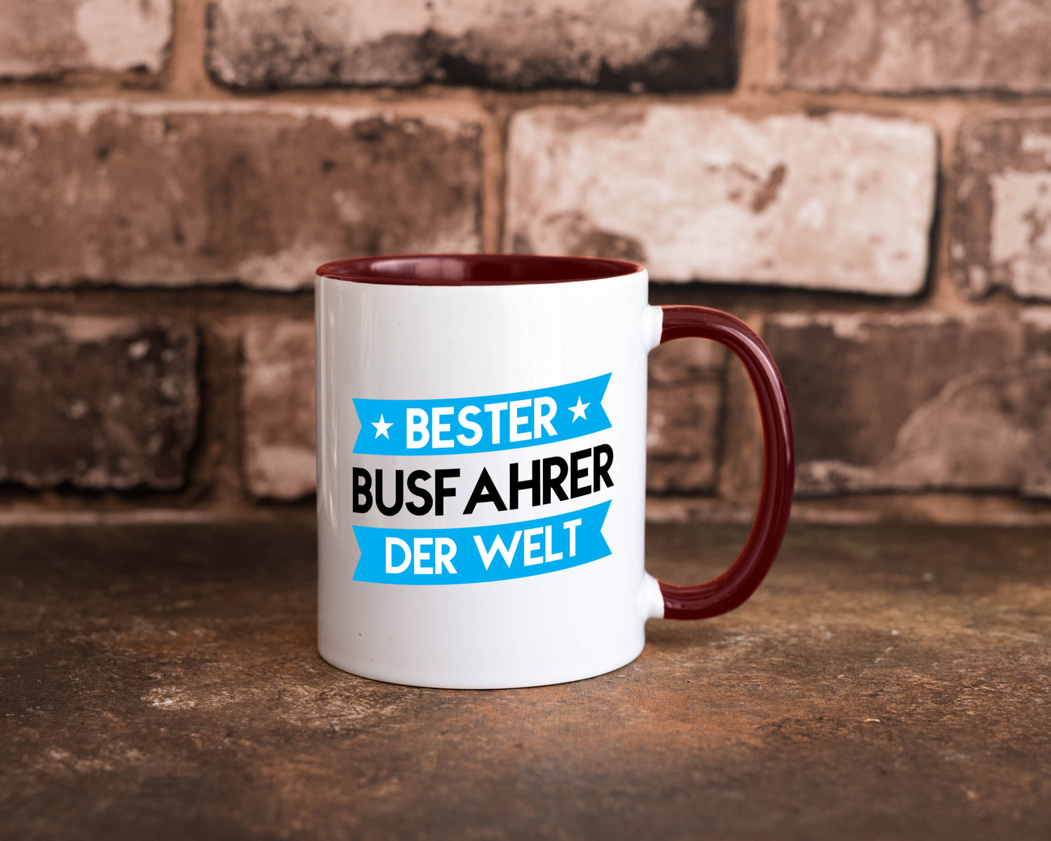 Bester Busfahrer | Berufsfahrer Fahrer v2 Geschenkidee Arbeit Kollegen Büro