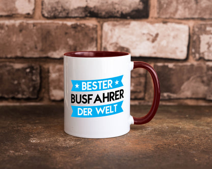 Bester Busfahrer | Berufsfahrer Fahrer v2 Geschenkidee Arbeit Kollegen Büro