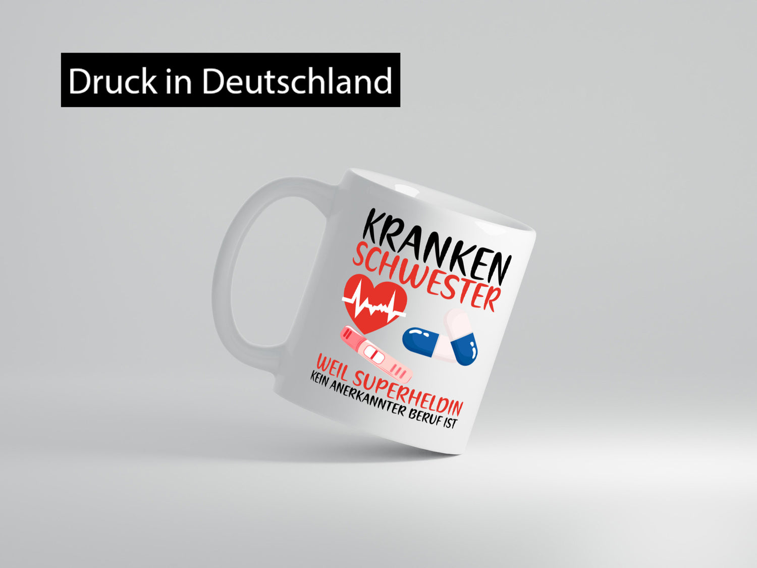 Krankenschwester | Pflegerin Superheldin Pflaster Geschenk Humor Geschenkidee