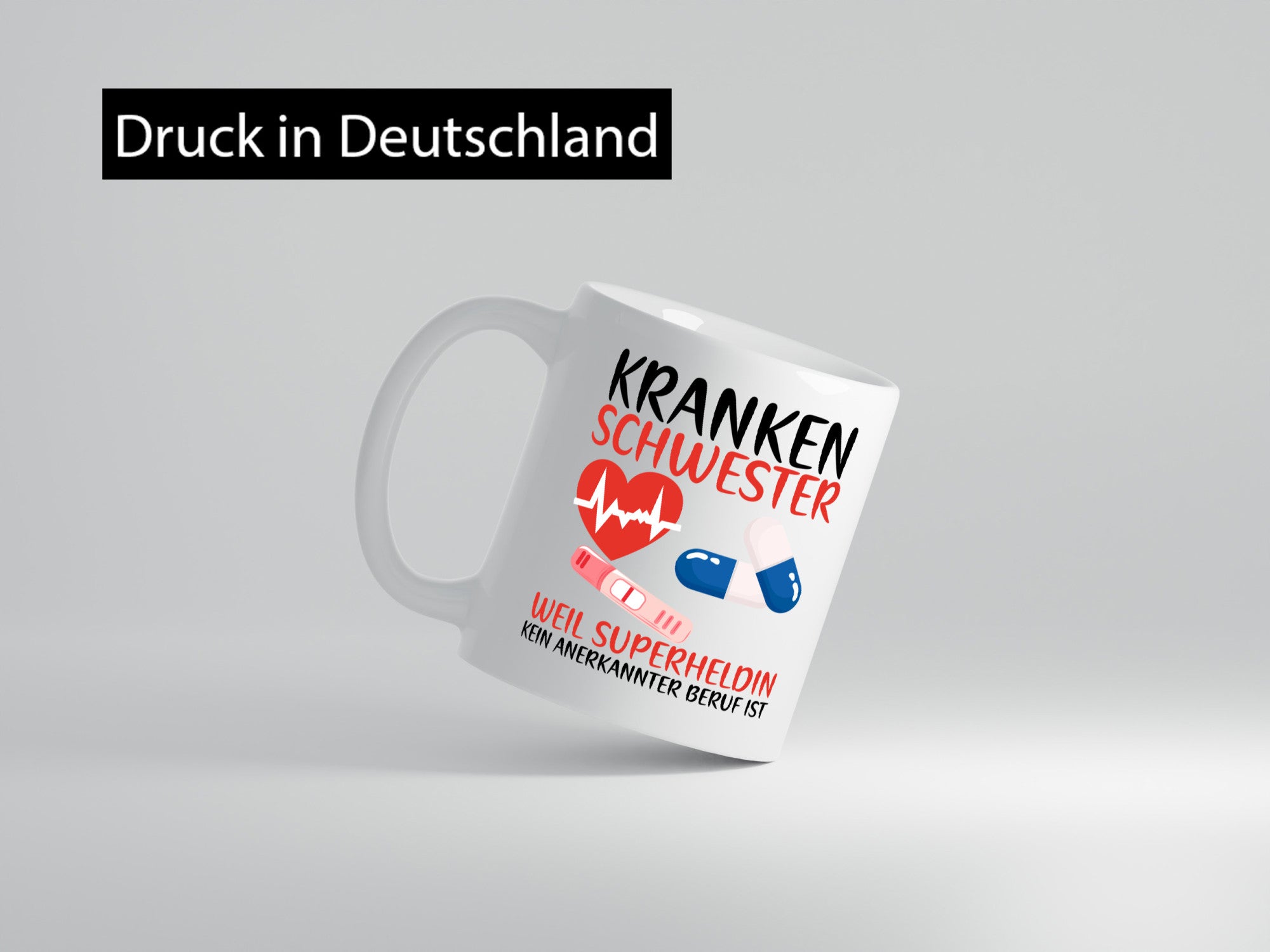 Krankenschwester | Pflegerin Superheldin Pflaster Geschenk Humor Geschenkidee