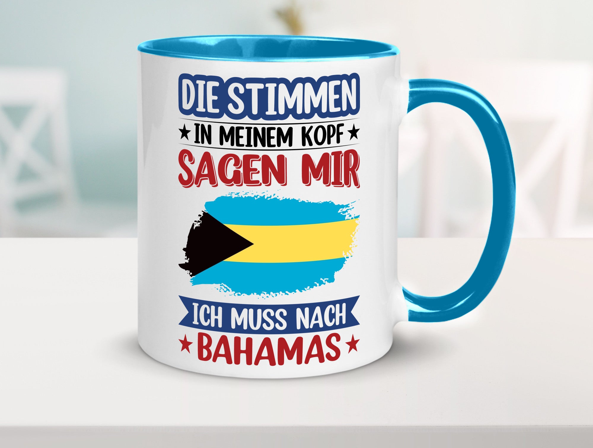 Bahamas | Urlaub Stimmen in meinem Kopf Traumland Geschenk Humor Geschenkidee