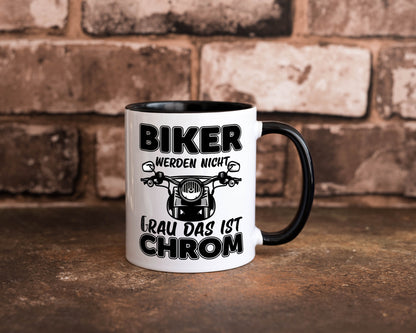 Biker werden nicht grau | Motorrradfahrer Tasse Humor Geschenkidee