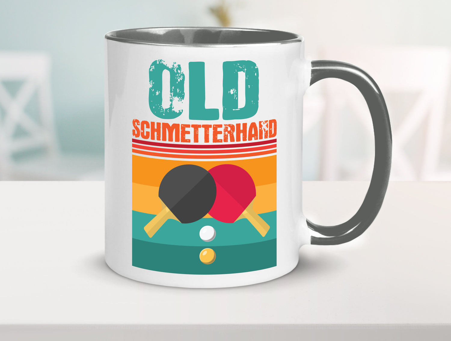 Tischtennis Tasse Humor Geschenkidee