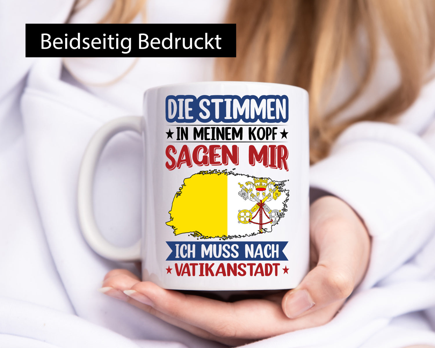 Vatikanstadt | Urlaub Stimmen in meinem Kopf Traumland Geschenk Humor
