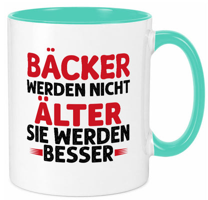 Bäcker werden nicht älter Sie besser lustig Humor Geschenkidee Geschenk Tasse