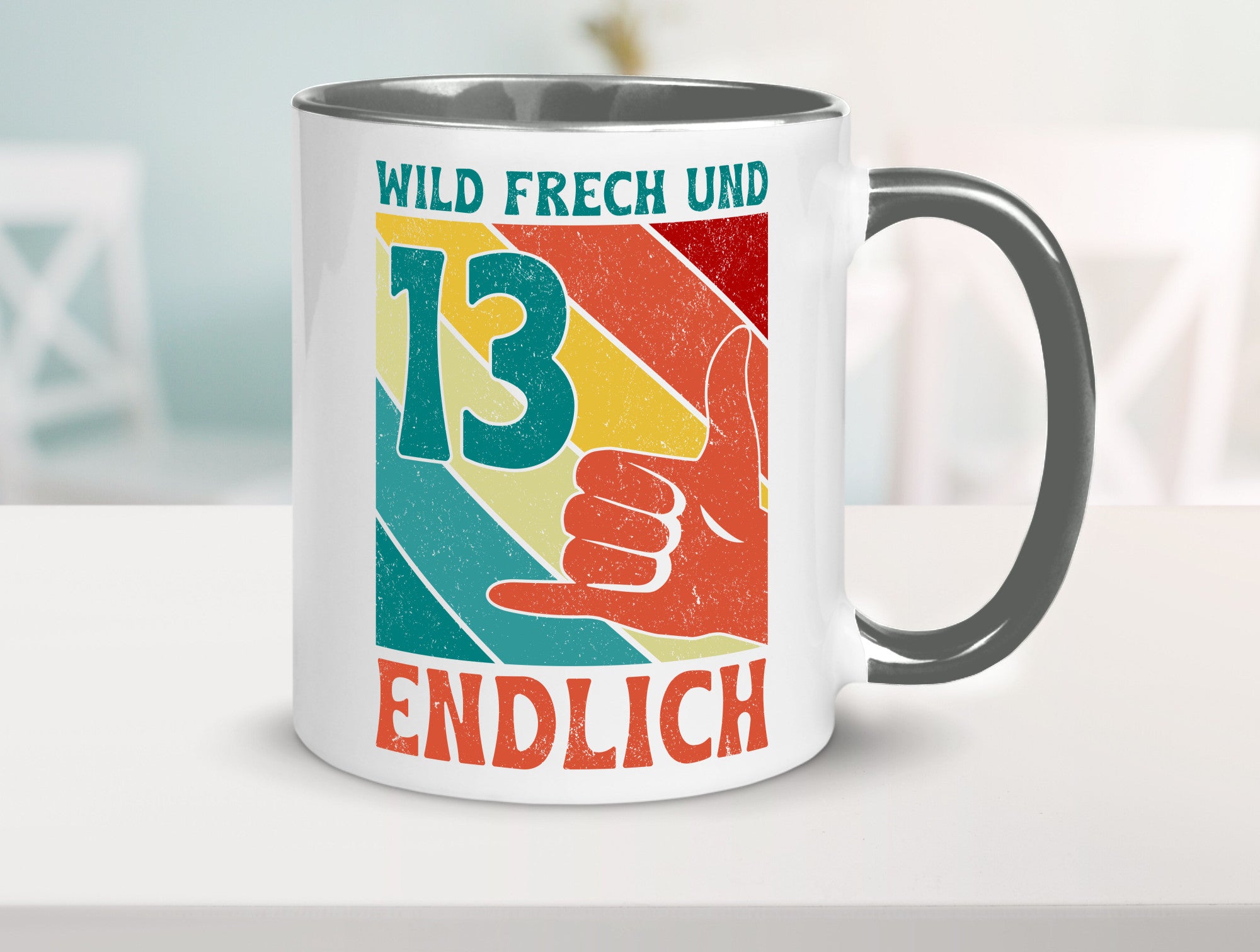 13. Geburtstag | 13 Jahre Wild und Frech Humor Geschenkidee Tasse