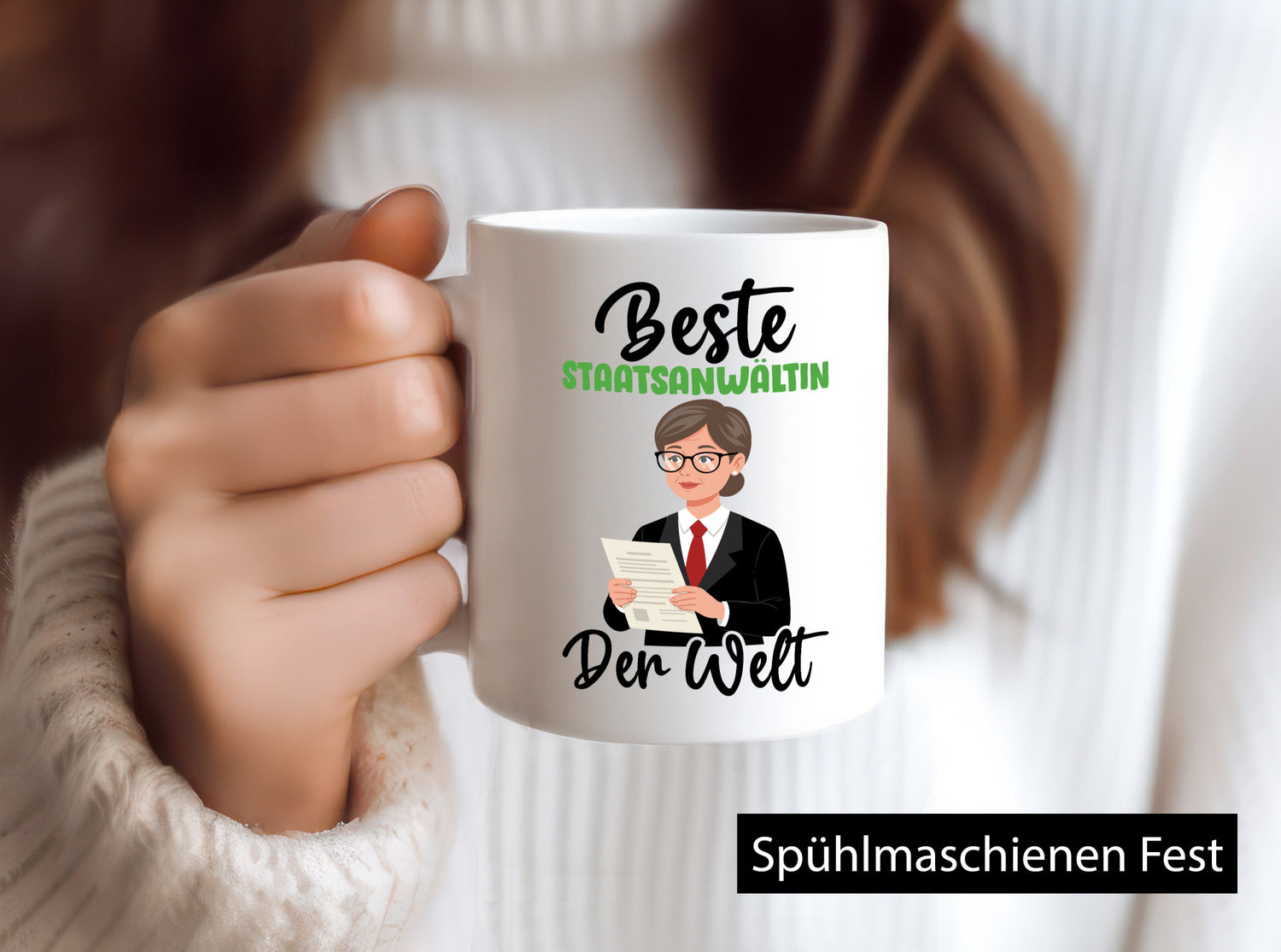 Beste Staatsanwältin | Anwältin v2 Geschenkidee Humor Tasse