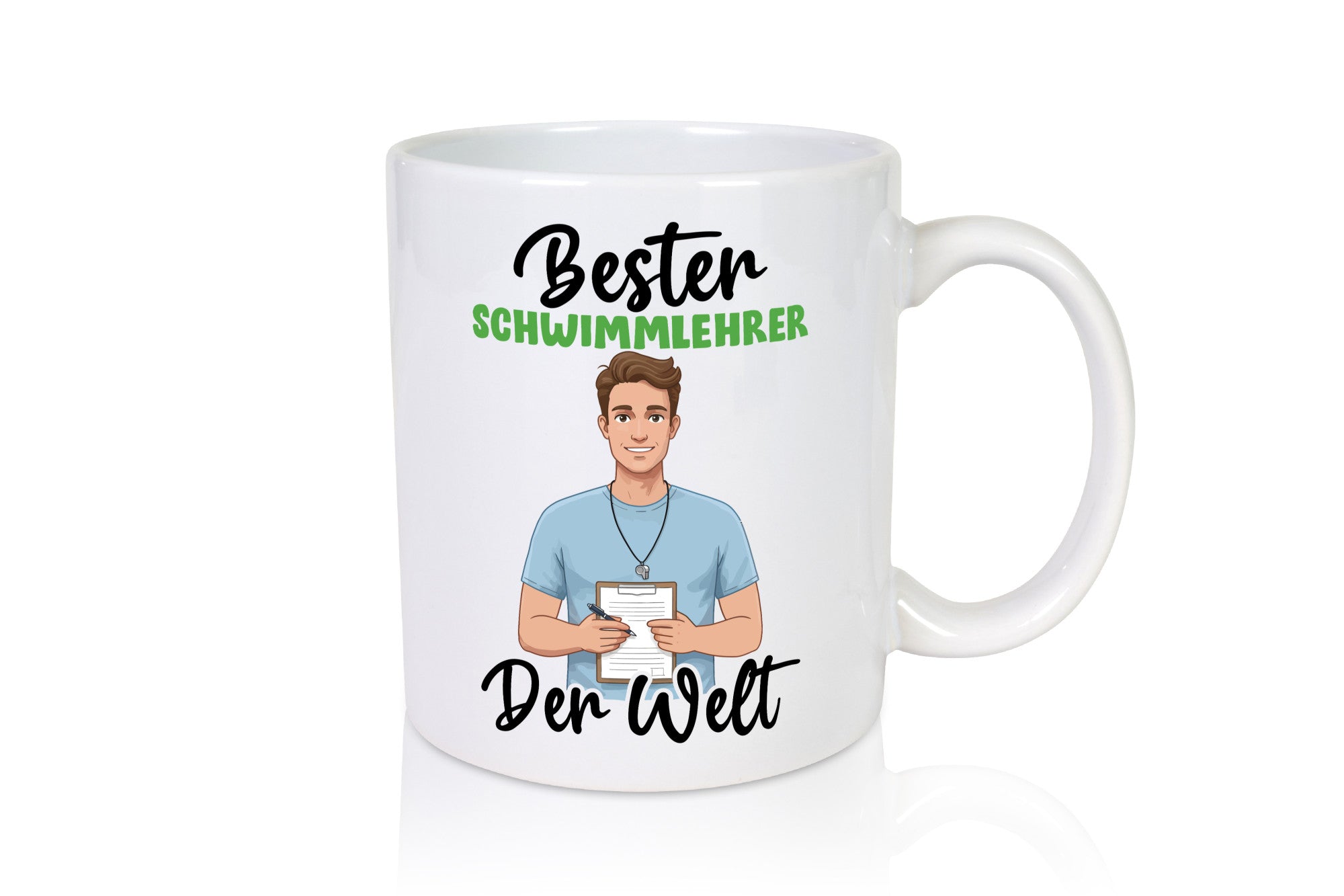 Bester Schwimmlehrer | Lehrer schwimmen Geschenkidee Humor Tasse