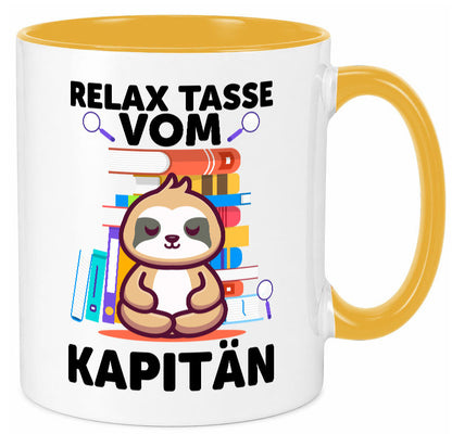 Relax Tasse: Kapitän | Schiffskapitän Schiff Geschenk Humor Geschenkidee