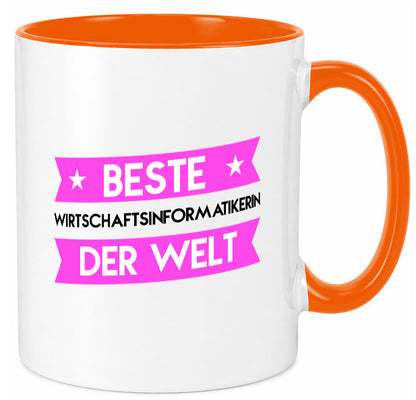 Beste Wirtschaftsinformatikerin | Wirtschaft Informatik Humor Geschenkidee Tasse