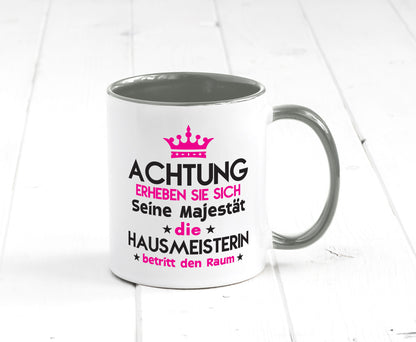 Seine Majestät Hausmeisterin | Hauswart Humor Geschenkidee Tasse
