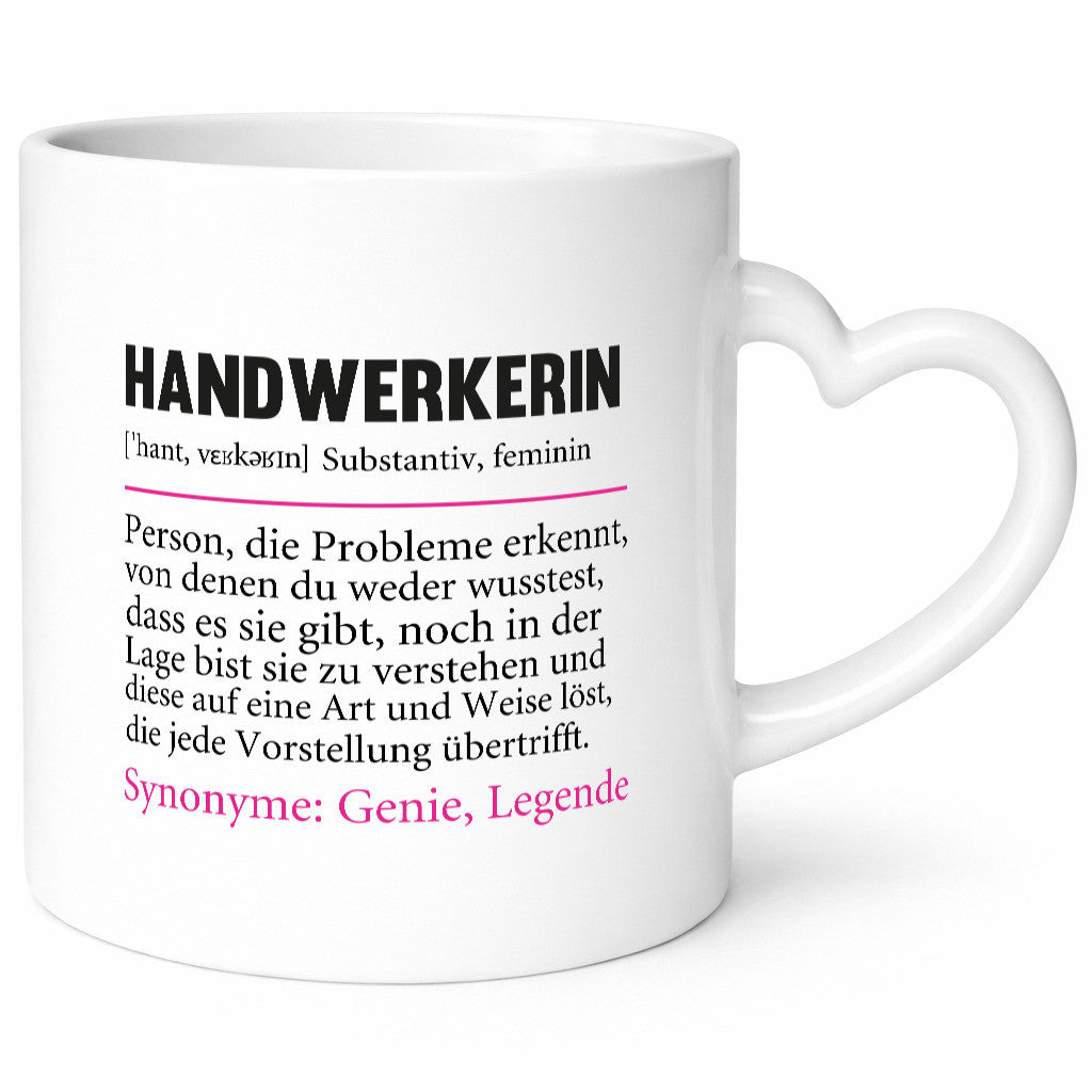 Handwerkerin | Spruch Humor Beruf Handwerkerinnen Geschenk Arbeit Kollegen Büro