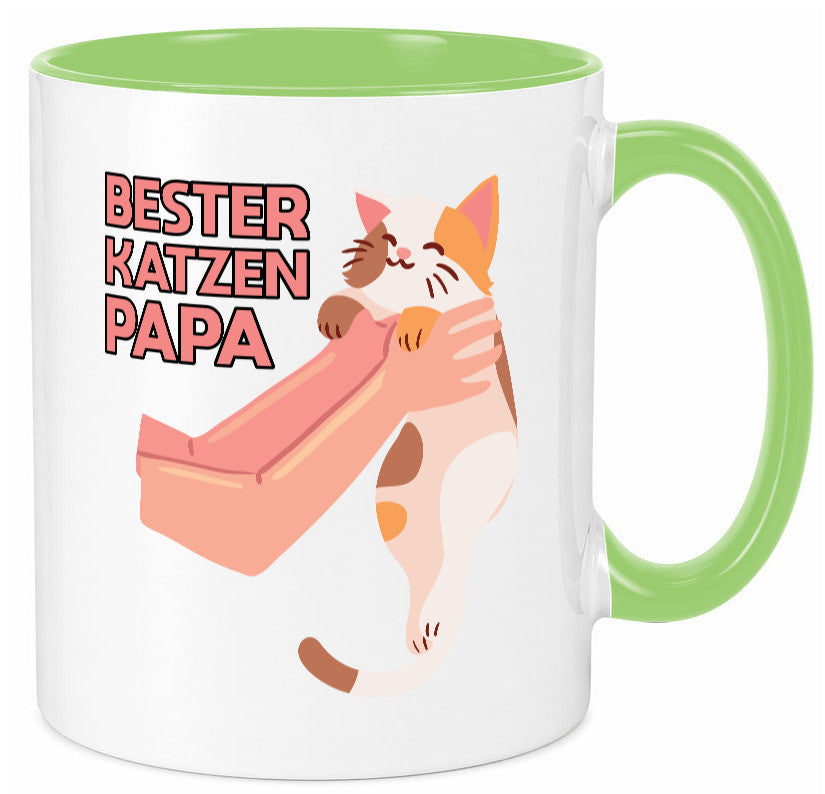 Bester Katzenpapa | Katze Gabel Geschenk Tierliebhaber Humor lustiger Spruch